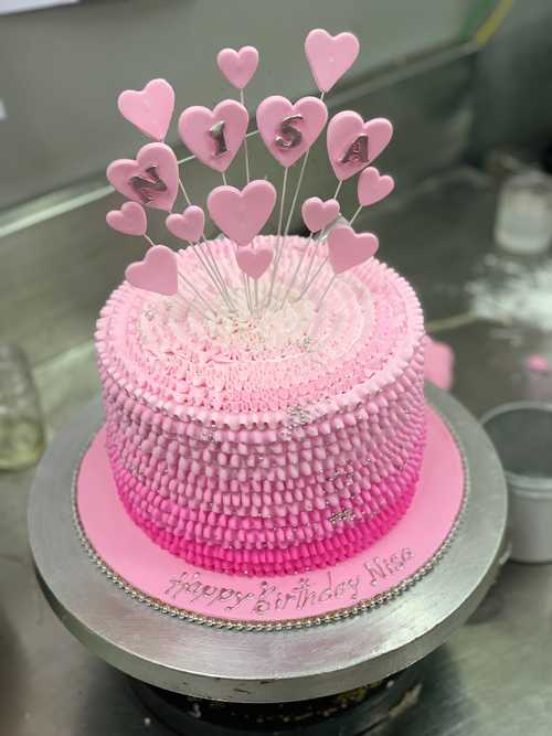 Pink Birthhday Cake