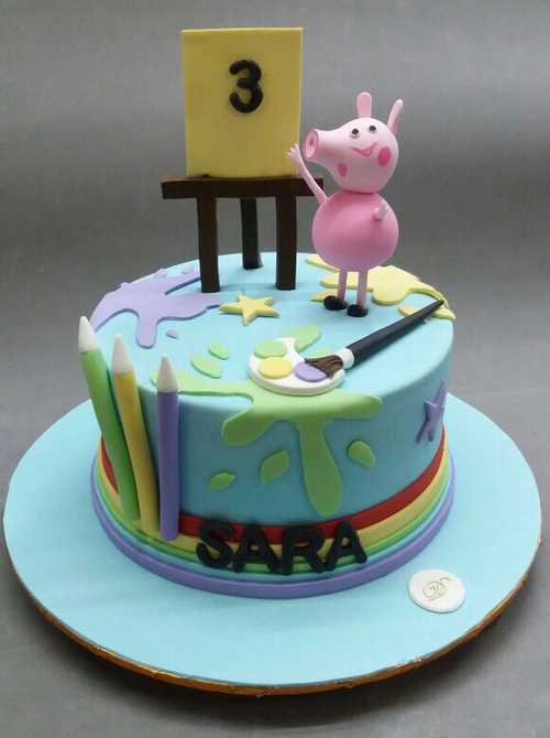 Cake Peppa Pig Theme