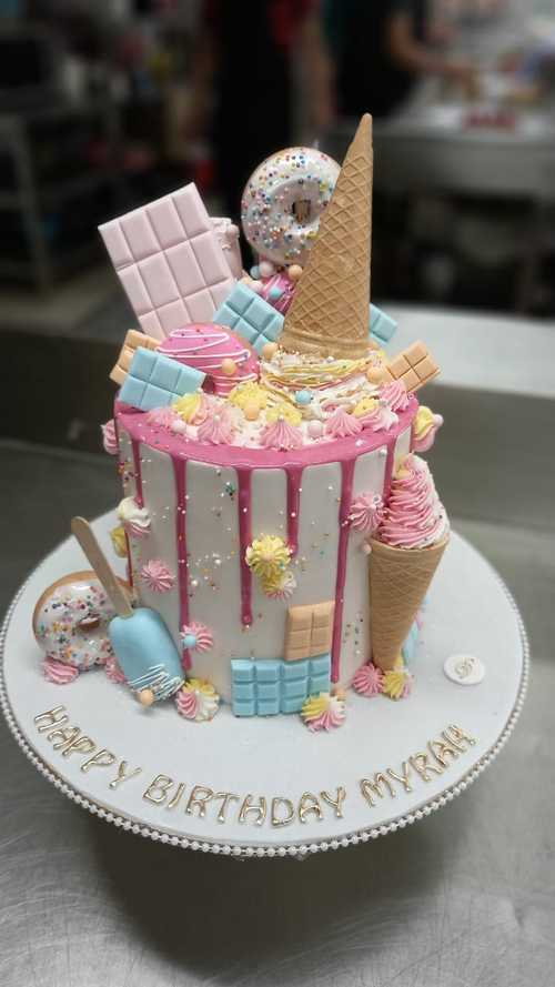 Magically Adorable Pretty in Pink Unicorn Birthday Cake