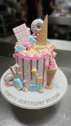 3D Girls Birthday Theme Cakes for Kids
