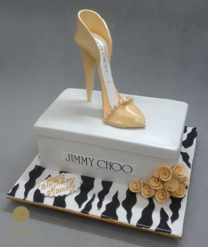 Designer Handbag and Shoe Cake