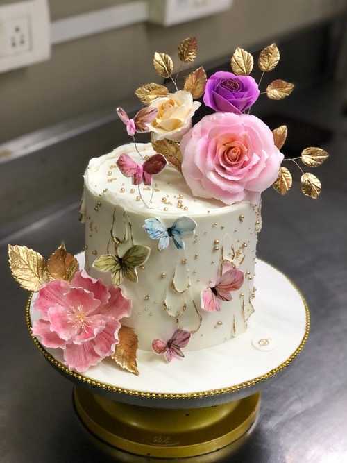 2 Tier Flower Cake – Smoor-sonthuy.vn