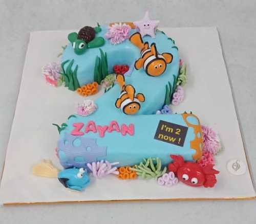 Finding Nemo Theme Cake