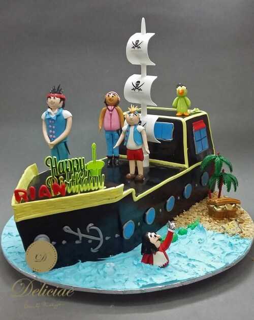 Birthday Cake Pirate Theme