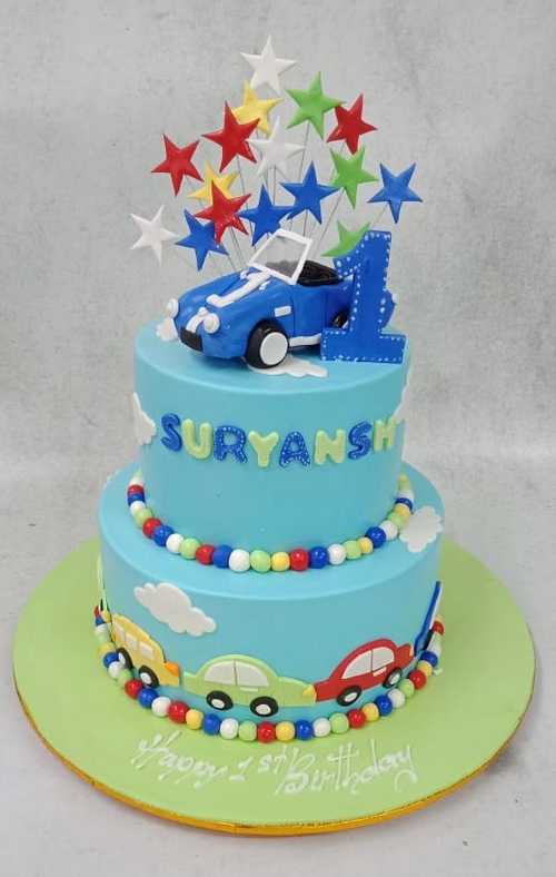 Car Theme Cakes | Kids Cake Designs Noida & Gurgaon - Creme Castle