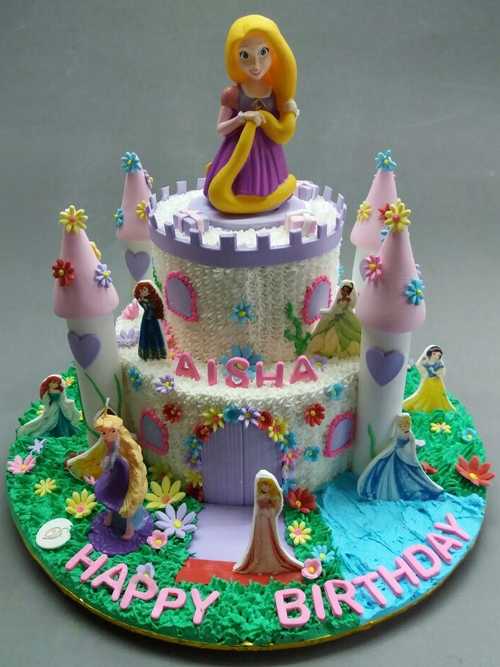 Tangled Theme Cake Online