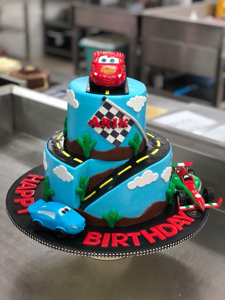 Cars Themed Tier Cake | Cakes & Bakes