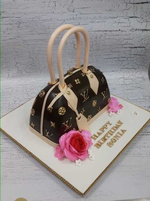 Designer Handbag and Shoe Cake