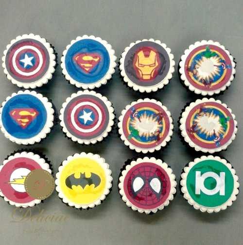 Photo-Cupcakes-Superheros