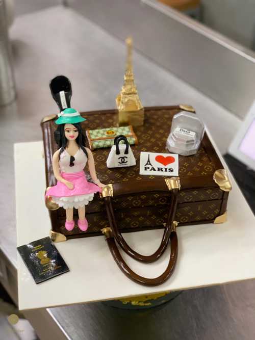 Designer Handbag and Shoe Cake