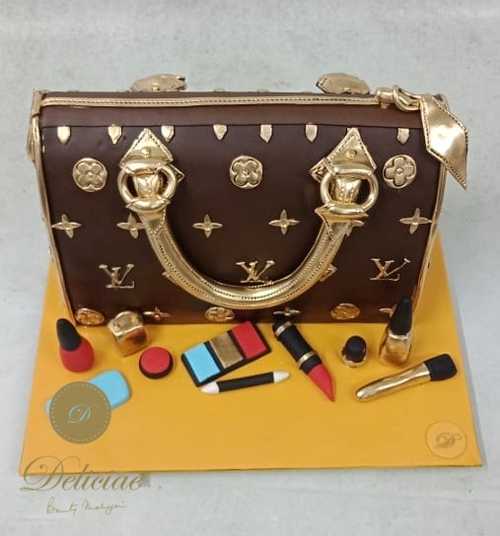 Designer Handbag and Shoe Cake