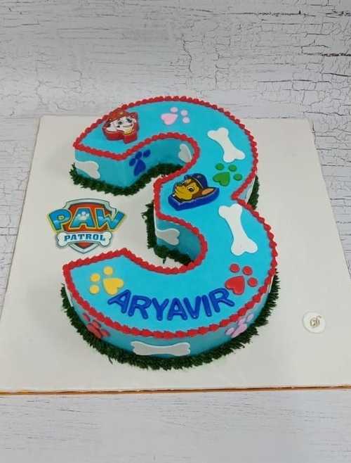 Cute and easy number 3 cake decorating ideas for your child's third birthday