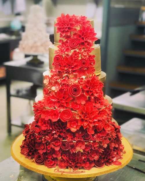 Multi-Tier-Floral-Cake-Online