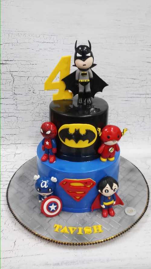 DC-Super-Heroes-Theme-Cake-Online