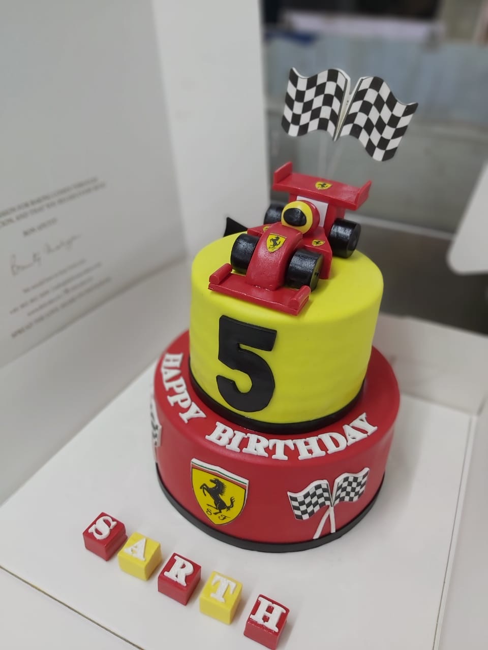 Disney Cars Themed Birthday Cake — Skazka Cakes