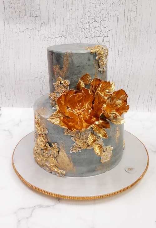 Flora Art Birthday Cake For Love