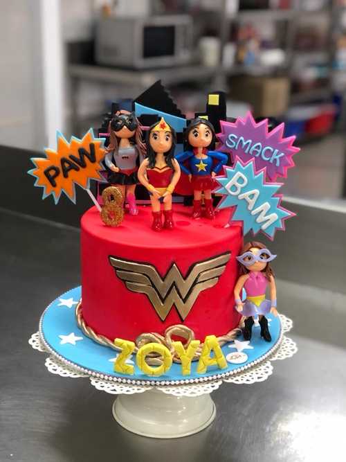Super-Heroes-Theme-3D-Cake