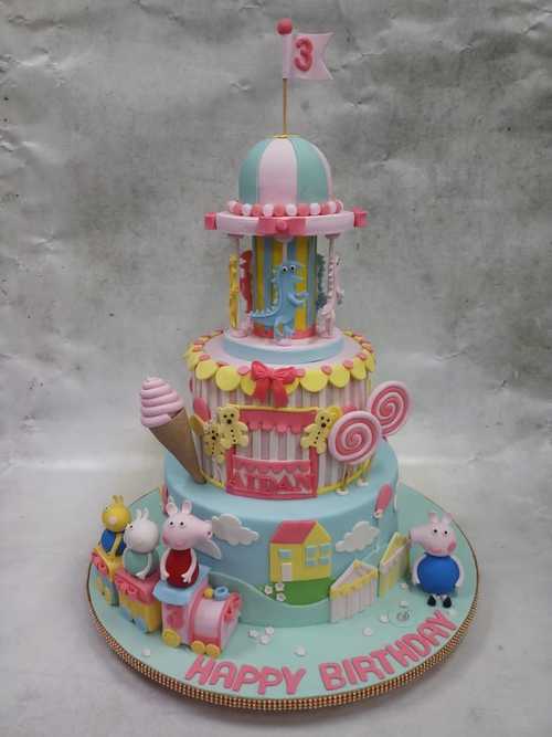 Princess-Frozen-3D-Pink-Cake