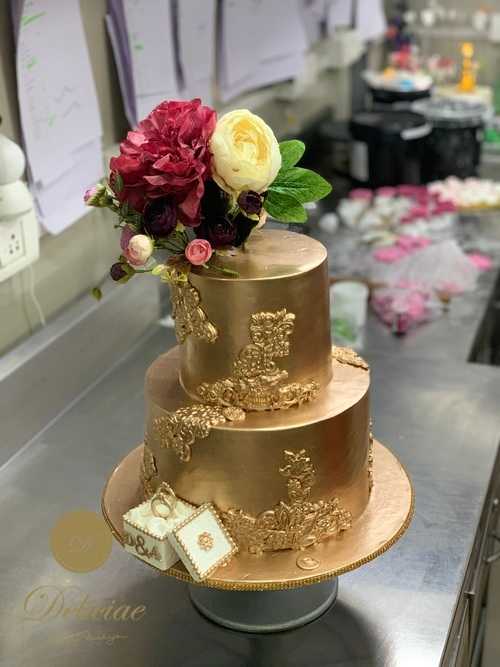 Luxury Engagement Cake