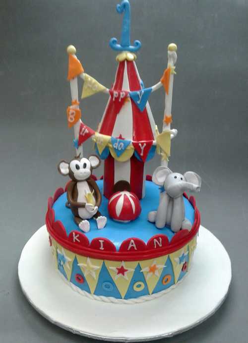 Circus-Theme-3d-Cake