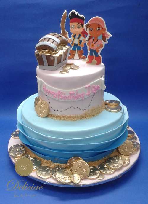 Pirate Theme Birthday Cake