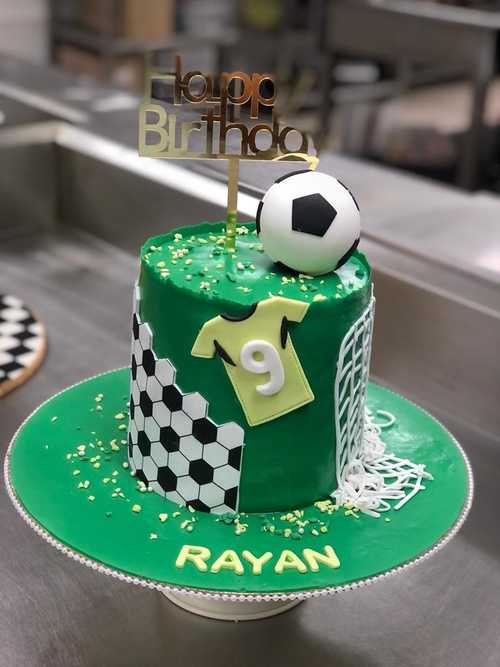 Sports Theme Birthday Cake