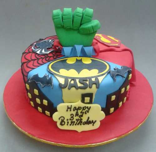 Super-Heroes-Theme-3d-Online-Cake